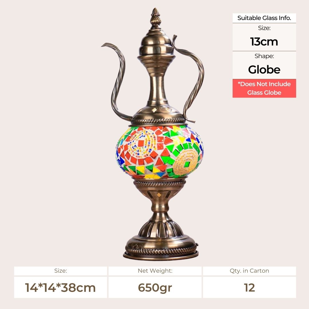 Aladdin Lamp Metal - (Pack of 12pcs)