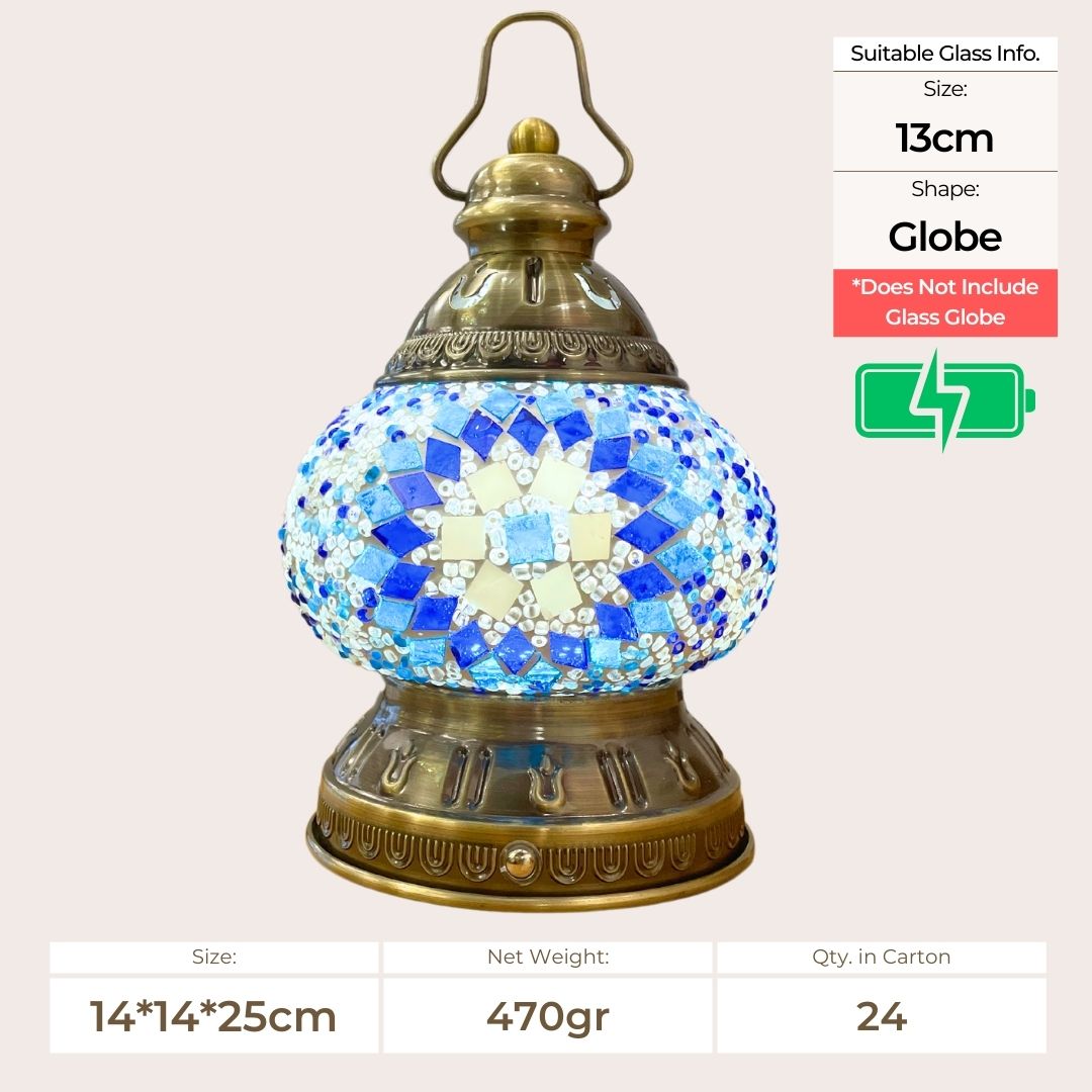 Camping Lamp Metal - (Pack of 24pcs)