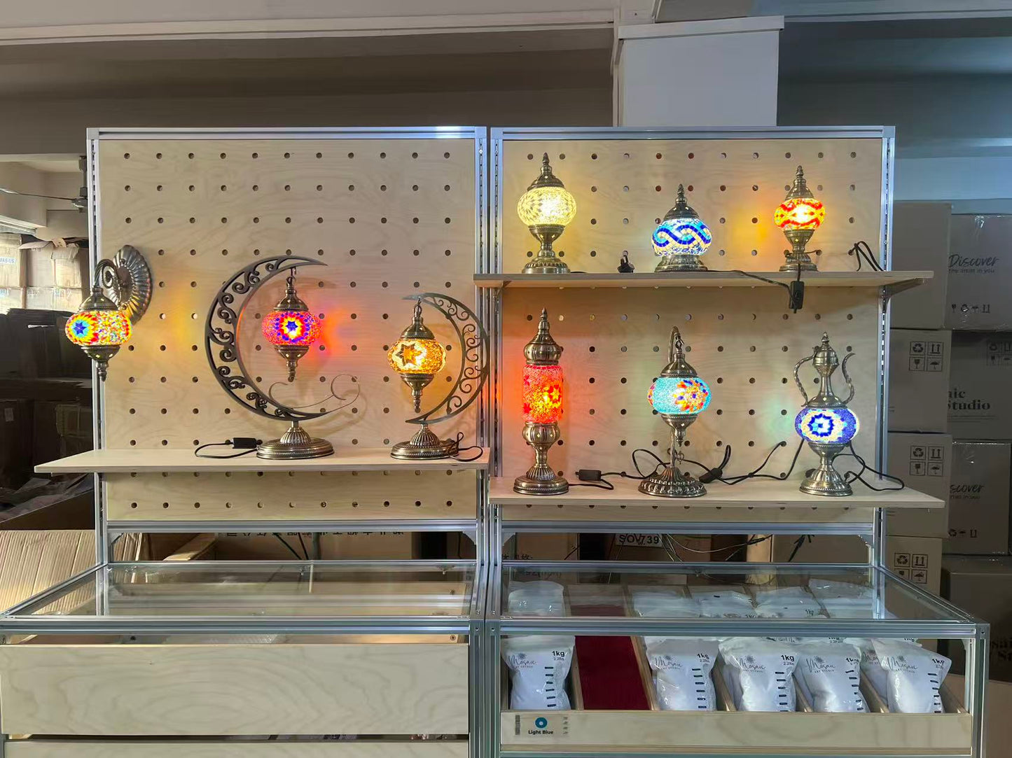 Mosaic Lamp Workshop Storage & Display Set