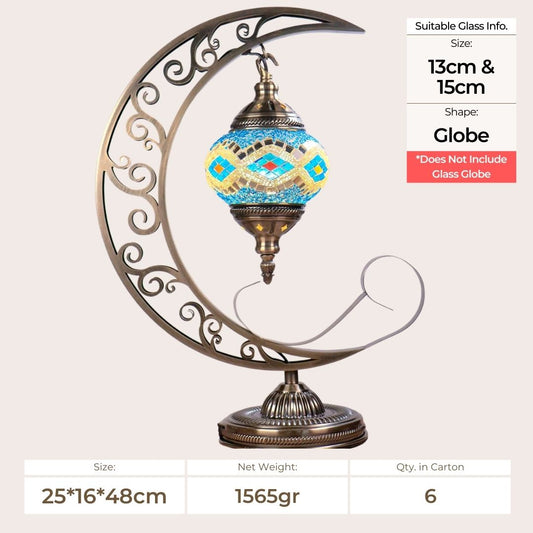 Moon Lamp Metal - (Pack of 6pcs)