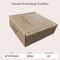 Mosaic Art Workshop Toolbox (1 Carton/36 boxes)