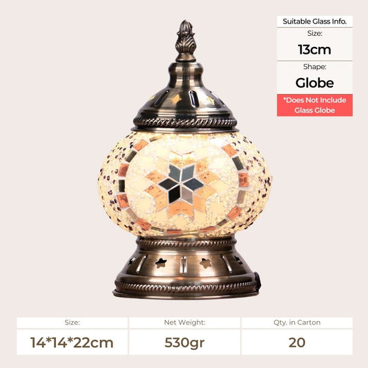 Mini Table Lamp Metal - (Pack of 20pcs)