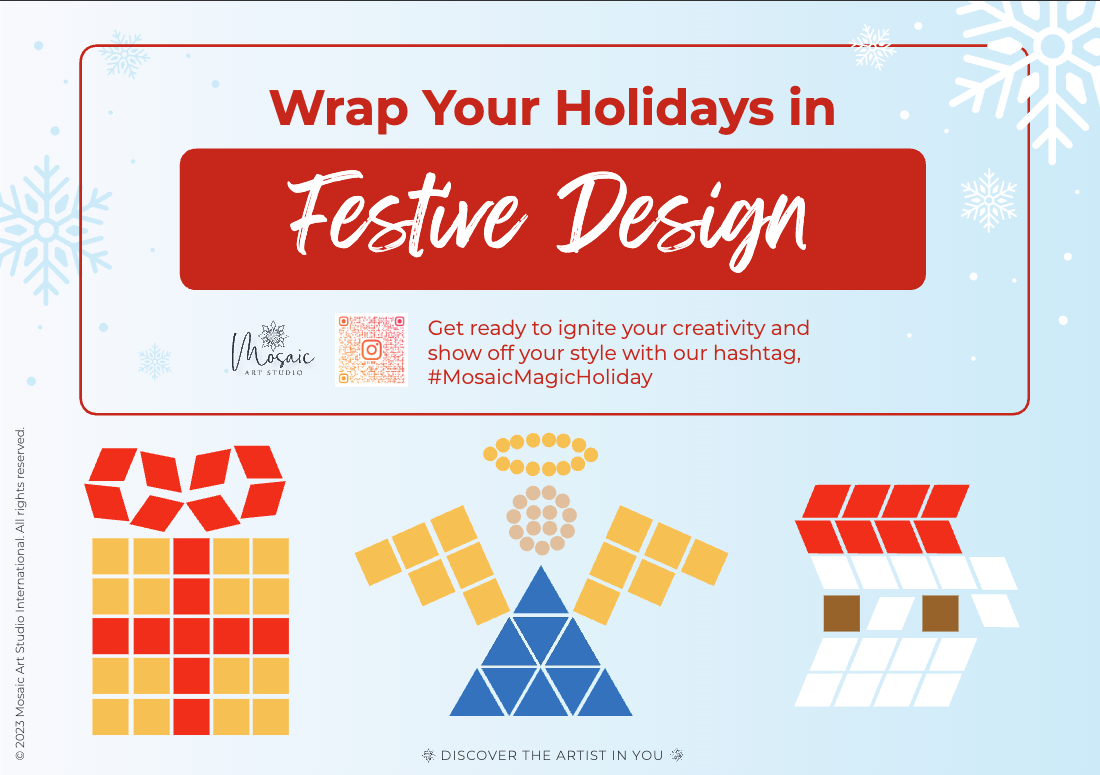 Design Paper for Christmas -A4 (pack of 100)